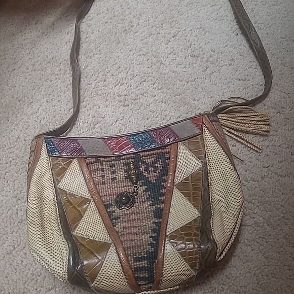 Sharif Handbags - Sharif Colorful Patchwork Crossbody Bag